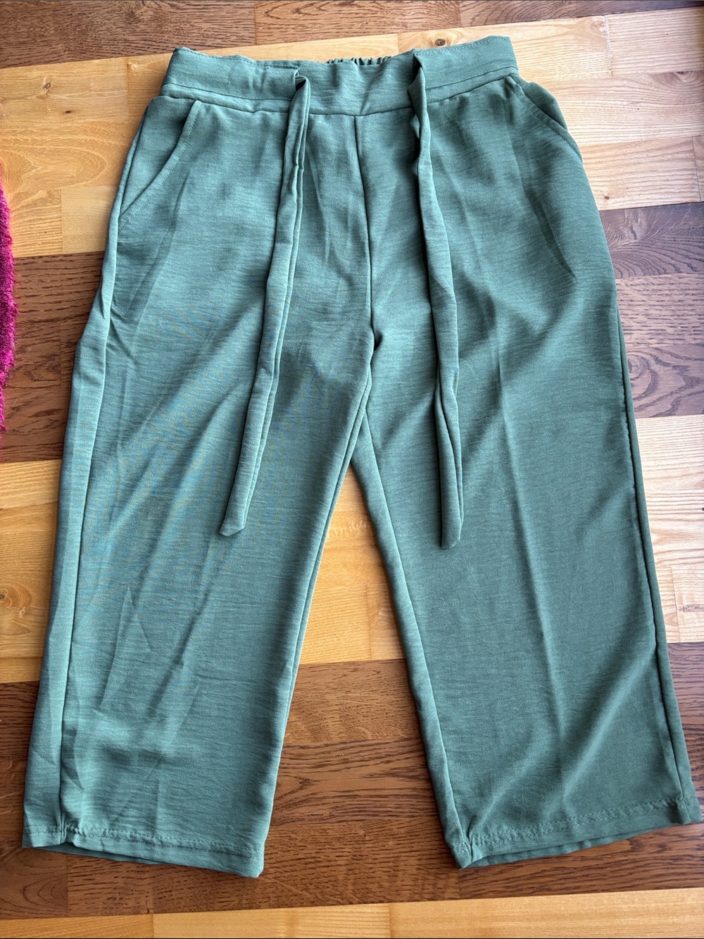 Women's Olive Relaxed Drawcord Joggers by  Snowflake.